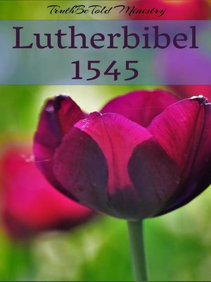 cover image of Lutherbibel 1545
